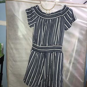 Charlotte Russe Striped Romper